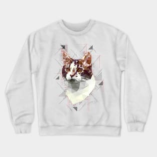 Cat (Low Poly) Crewneck Sweatshirt